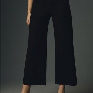 Maeve Black Wide-Leg Pants